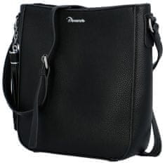 Tessra Milano Dámská koženková crossbody Milada, černá