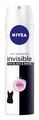 Nivea Dezodorant Invisible Clear Spray Damski 150Ml