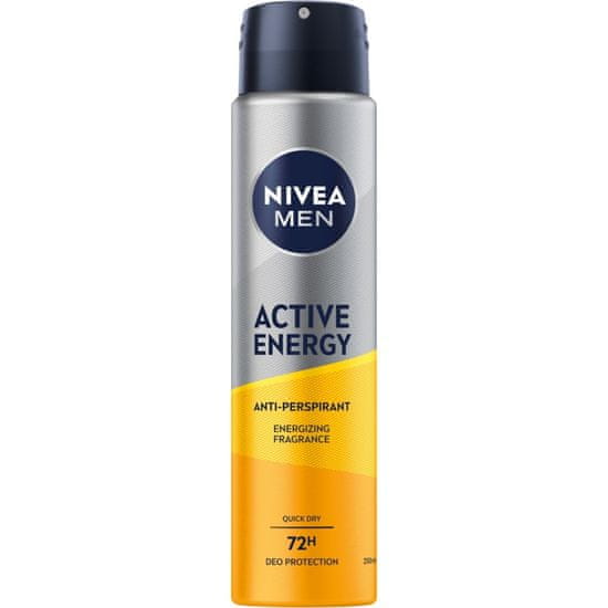 Nivea Dezodorant Active Energy Spray Męski 250Ml