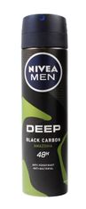 Nivea Dezodorant Deep Black Carbon Amazonia Spray Męski 150Ml