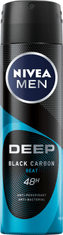 Nivea Dezodorant pro muže Deep Black Carbon Beat W Sprayu 150Ml