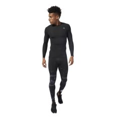 Reebok Kalhoty na trenínk černé 182 - 187 cm/L Compression