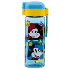 Stor Hranatá plastová láhev MICKEY MOUSE Lock, 550ml, 74302