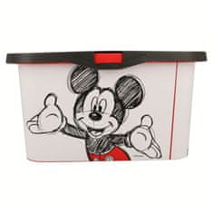 Stor Plastový úložný box MICKEY MOUSE 13L, 02645