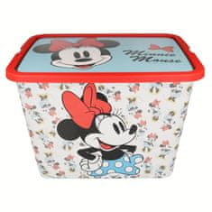 Stor Plastový úložný box MINNIE MOUSE 23L, 02806