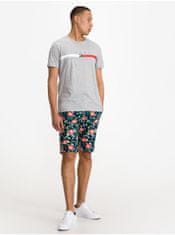 Tommy Hilfiger Zelené pánské kraťasy Tommy Hilfiger Hampton Flex Floral S