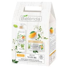 Bielenda Dárková sada Eco Nature Čistící mléko 400 ml + Tělové máslo 250 ml