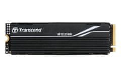 Transcend MTE250H 1TB SSD disk M.2 2280, PCIe Gen4 x4 NVMe 1.4 (3D TLC), aluminium heatsink, 7200MB/s R, 6200MB/s W