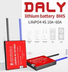 HADEX BMS pro 4S LiFePO4 články (12,8V) 20A