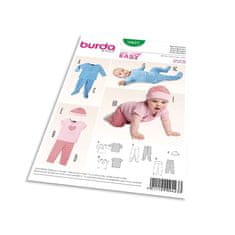 Burda Střih Burda 9423 - Dětské tričko, legíny, polodupačky, čepice