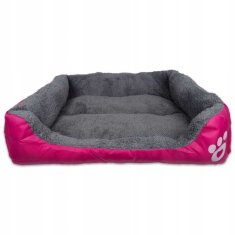 BB-Shop Plyšový růžový pelíšek pro psy S 45 x 40 cm