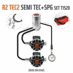 TECLINE Automatika REGULÁTOR R2 TEC2 SEMITEC S MANOMETREM