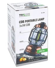 Bateriecentrum LED COB 3x3W outdoorová svítilna na baterie TR-217R TRIXLINE zlatá