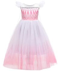 EXCELLENT Princeznovské ombré šaty vel. 120 - růžové