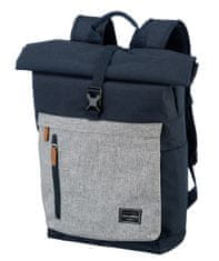 Travelite Basics Roll-up Backpack Navy/Grey