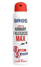 BROS MAX Sprej proti komárům a klíšťatům 90ml
