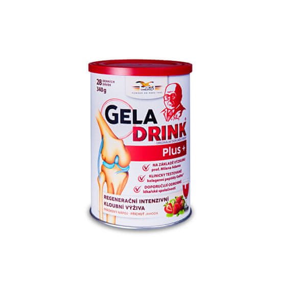 Geladrink Plus Jahoda nápoj 340 g