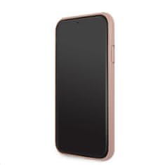 Guess  PU 4G Metal Logo Zadní Kryt pro iPhone 11 Pink