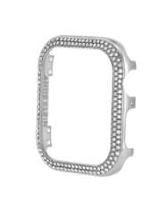 Anne Klein luneta pro Apple Watch 44mm stříbrný s krystaly