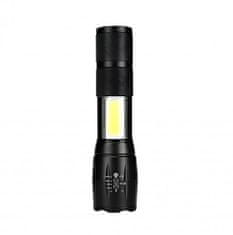 Pronett XA047 Svítilna LED CREE ZOOM XPE + COB