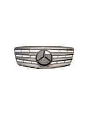 Protec  Přední maska Mercedes W211 2006-2009 stříbrná chromová