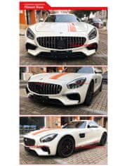 Protec  Přední maska Mercedes GT C190 2014-2017 PANAMERICANA černá lesklá