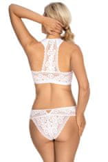 Róza Dámské brazilky Gizela white, bílá, XL