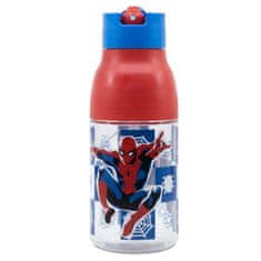 Stor Plastová láhev s výsuvnou brčkem SPIDERMAN, 420ml, 74735