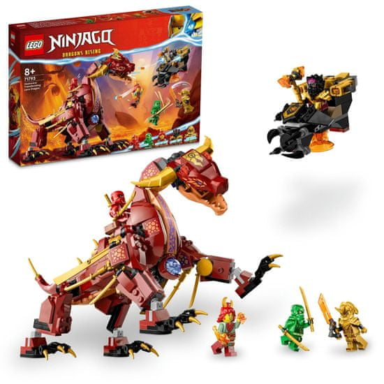 LEGO Ninjago 71793 Heatwave a jeho transformační lávový drak