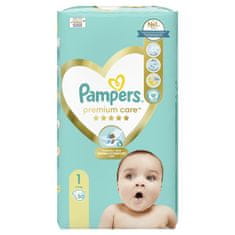 Pampers Premium Care 1 (2-5 kg), 50 ks
