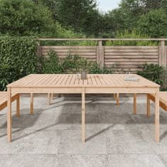 Greatstore Zahradní stůl 203,5 x 100 x 76 cm masivní borové dřevo