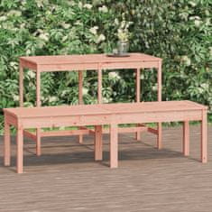 Petromila 2místná zahradní lavice 159,5x44x45 cm masivní dřevo douglasky