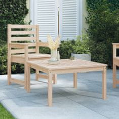 Greatstore Zahradní stůl 82,5 x 82,5 x 45 cm masivní borové dřevo