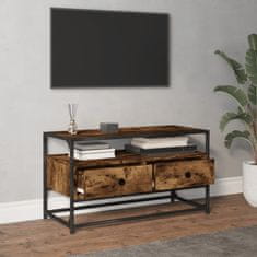 Vidaxl TV skříňka kouřový dub 80 x 35 x 45 cm kompozitní dřevo