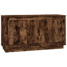 Greatstore Příborník kouřový dub 102 x 35 x 55 cm kompozitní dřevo