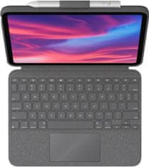 Logitech ochranný kryt s klávesnicí Combo Touch pro Apple iPad 2022 (10. generace), (920-011382)