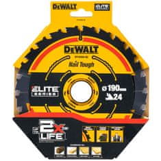 DeWalt Okružní pila 190x30mm dřevo ELITE DeWALT DT10304
