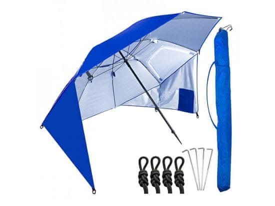 GOTEL GOT Q74C Plážový deštník rozkládací stan 3v1