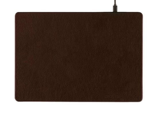 miniBatt PowerPAD Wireless Mouse Pad Brown (1 coil) bezdrátová nabíječka