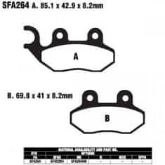 EBC brzdové desky SFA264