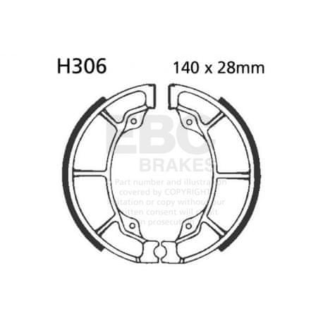 EBC Brzdové čelisti EBC H306G