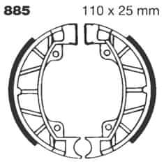 EBC Brzdové čelisti EBC 885