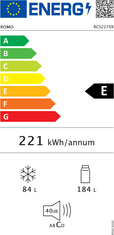 Romo CHLADNIČKA RCS2270X + 4 roky záruka po registraci