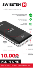 SWISSTEN all-in-one power bank 10000 mah