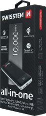 SWISSTEN all-in-one power bank 10000 mah