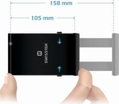 SWISSTEN Držák do auta na tablet s-grip t1-op