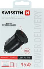 SWISSTEN cl adaptér pd3.0 45w černý