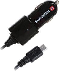 SWISSTEN cl autonabíječka micro usb 1a power