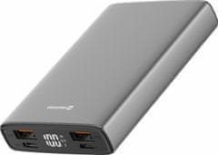 SWISSTEN aluminum power bank 10000 mah 20w power delivery grey