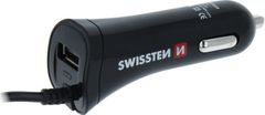 SWISSTEN cl autonabíječka usb-c a usb 2,4a power